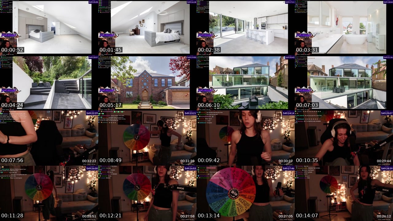 Contact-sheet preview of Ellbat's Twitch recording