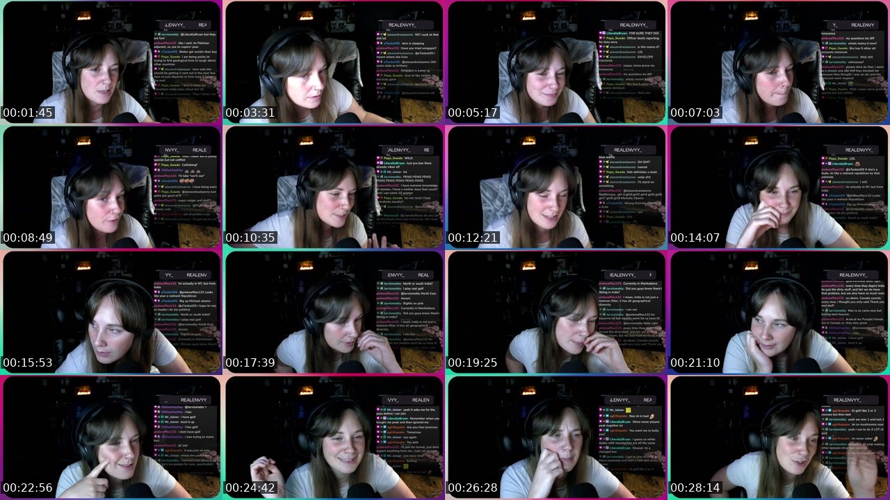 Contact-sheet preview of RealEnvyy_'s Twitch recording
