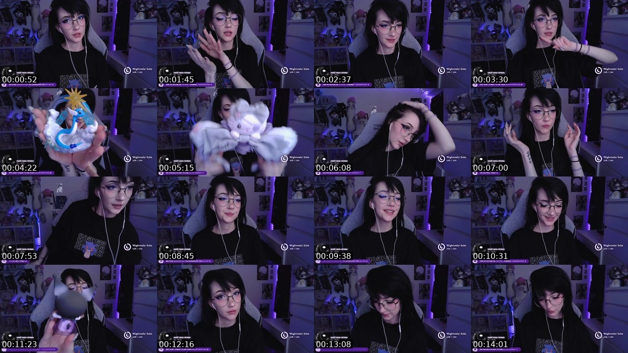 Contact-sheet preview of nananightray's Twitch recording