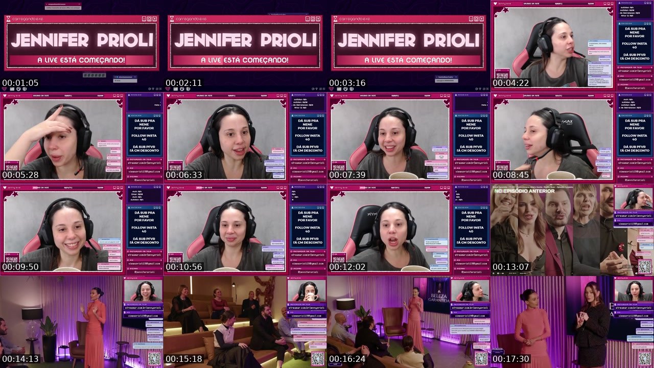Contact-sheet preview of jennyprioli's Twitch recording