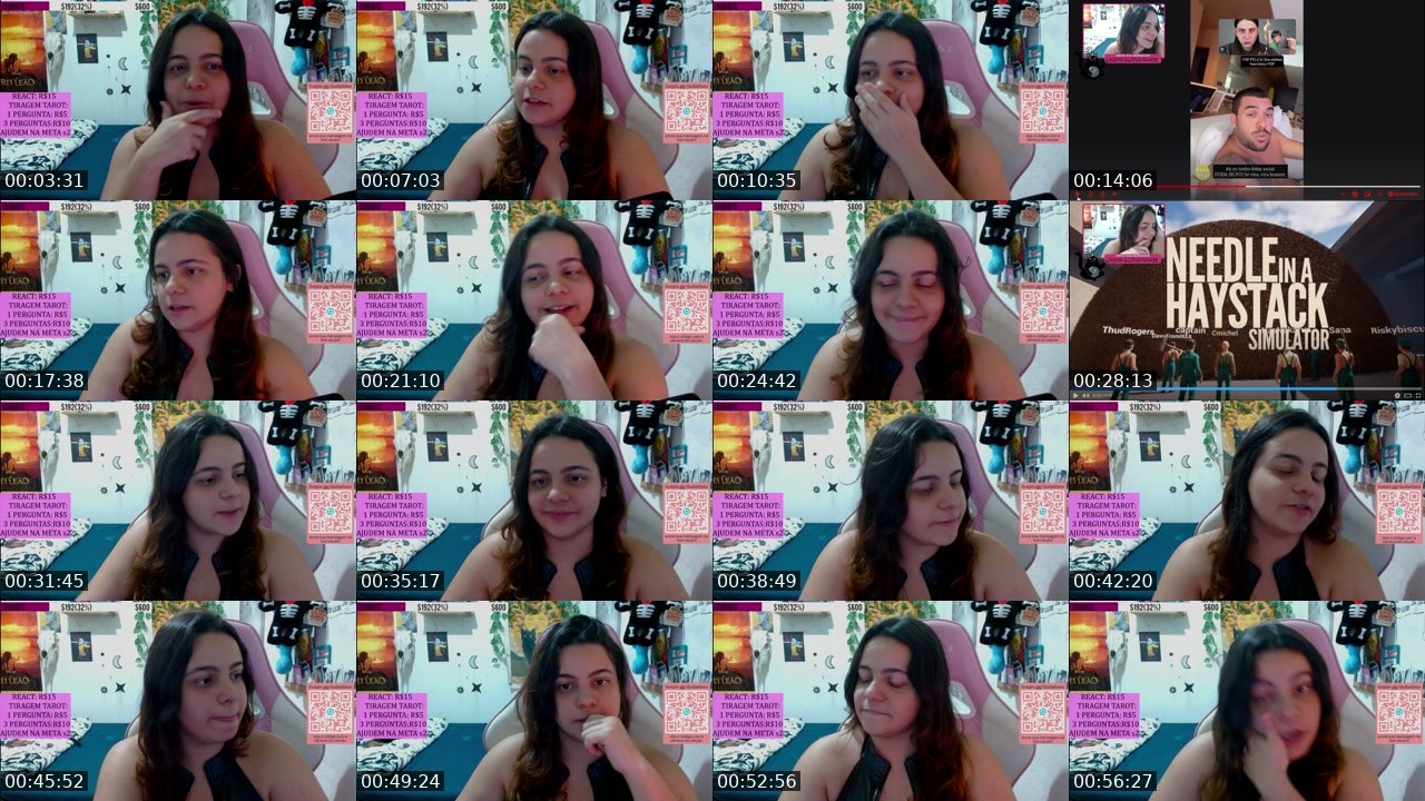 Contact-sheet preview of dudadiasx's Twitch recording