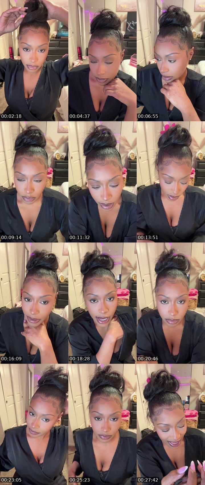 Contact-sheet preview of xziyahdiamond's Twitch recording