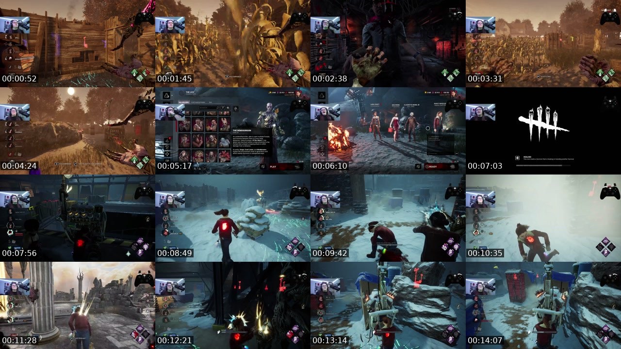Contact-sheet preview of captainfaith149's Twitch recording