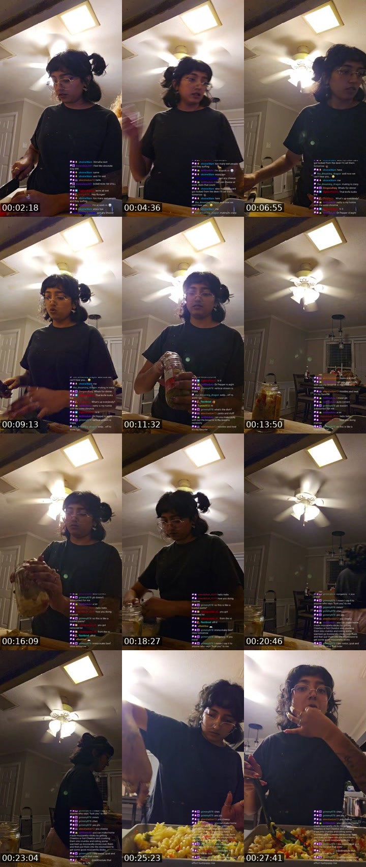 Contact-sheet preview of BungeeMFGum's Twitch recording
