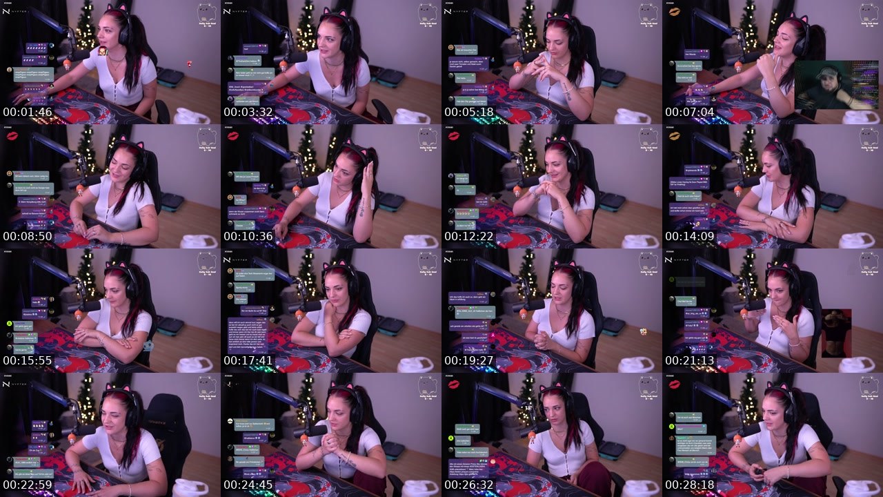 Contact-sheet preview of Wandella's Twitch recording