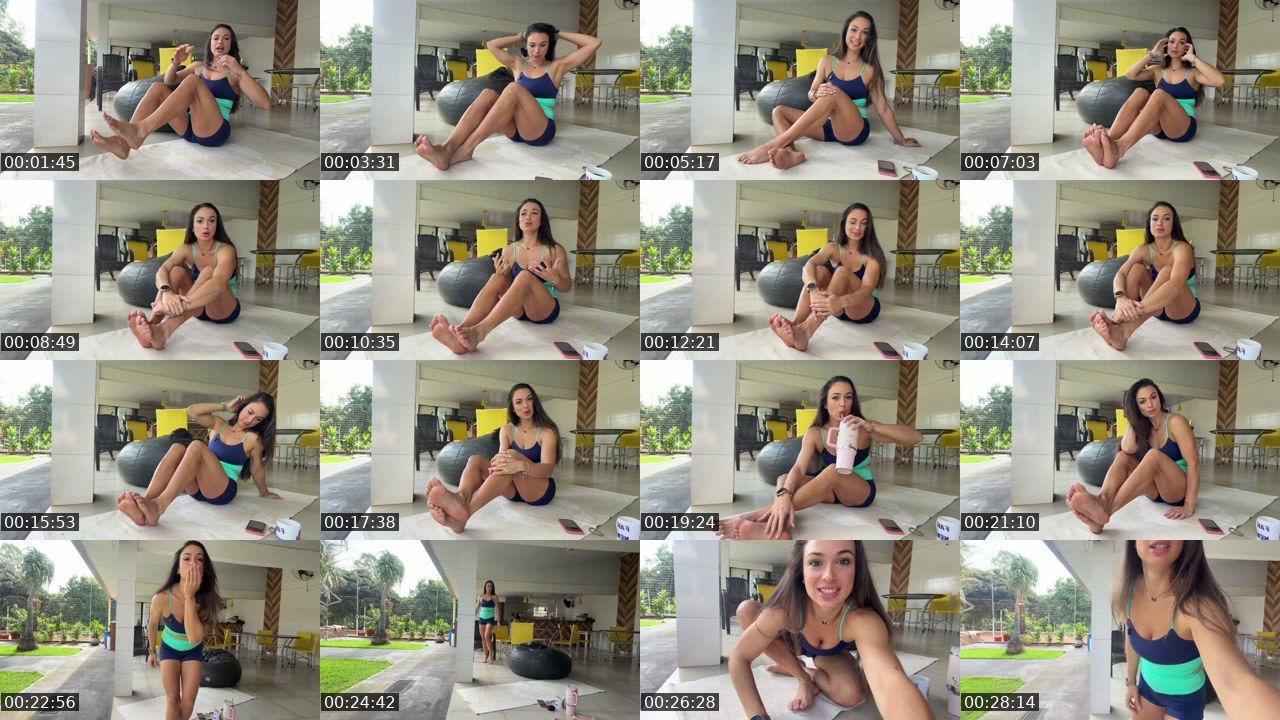 Contact-sheet preview of Evah_hhhh's Twitch recording