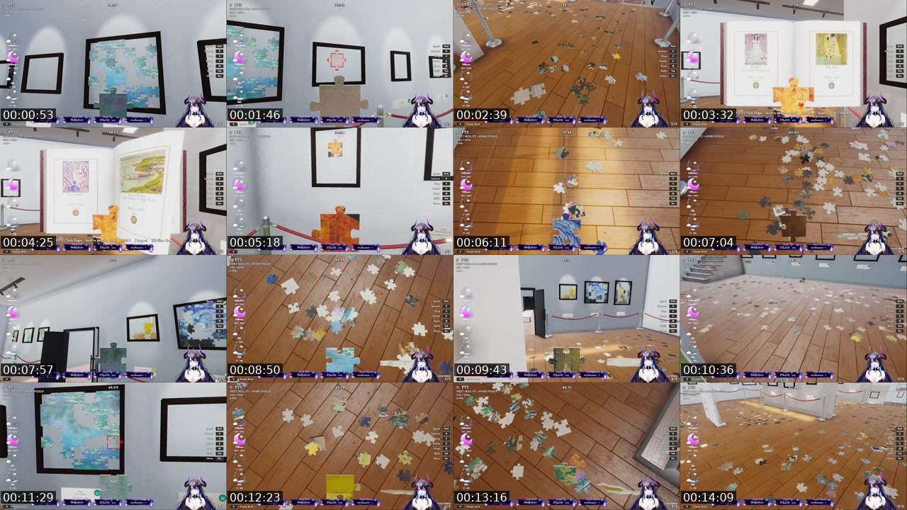 Contact-sheet preview of Azyhel's Twitch recording