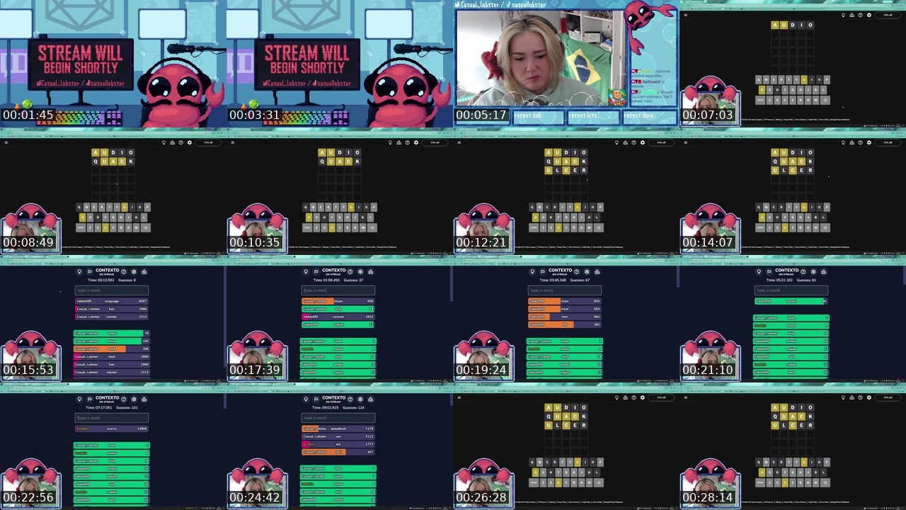 Contact-sheet preview of Casual_Lobster's Twitch recording