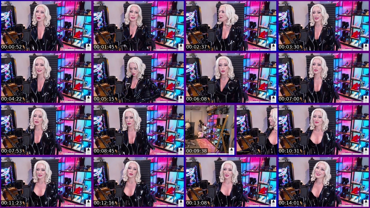 Contact-sheet preview of MsUniqStyles's Twitch recording