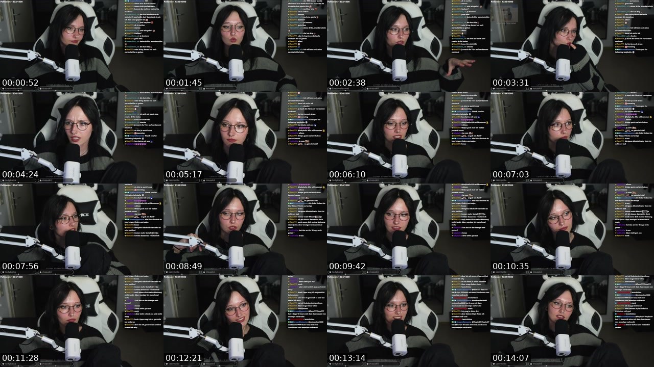 Contact-sheet preview of Weeelpe's Twitch recording
