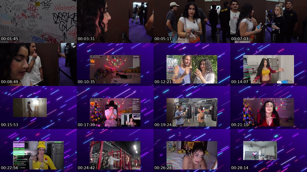Contact-sheet preview of Malek_04's Twitch recording