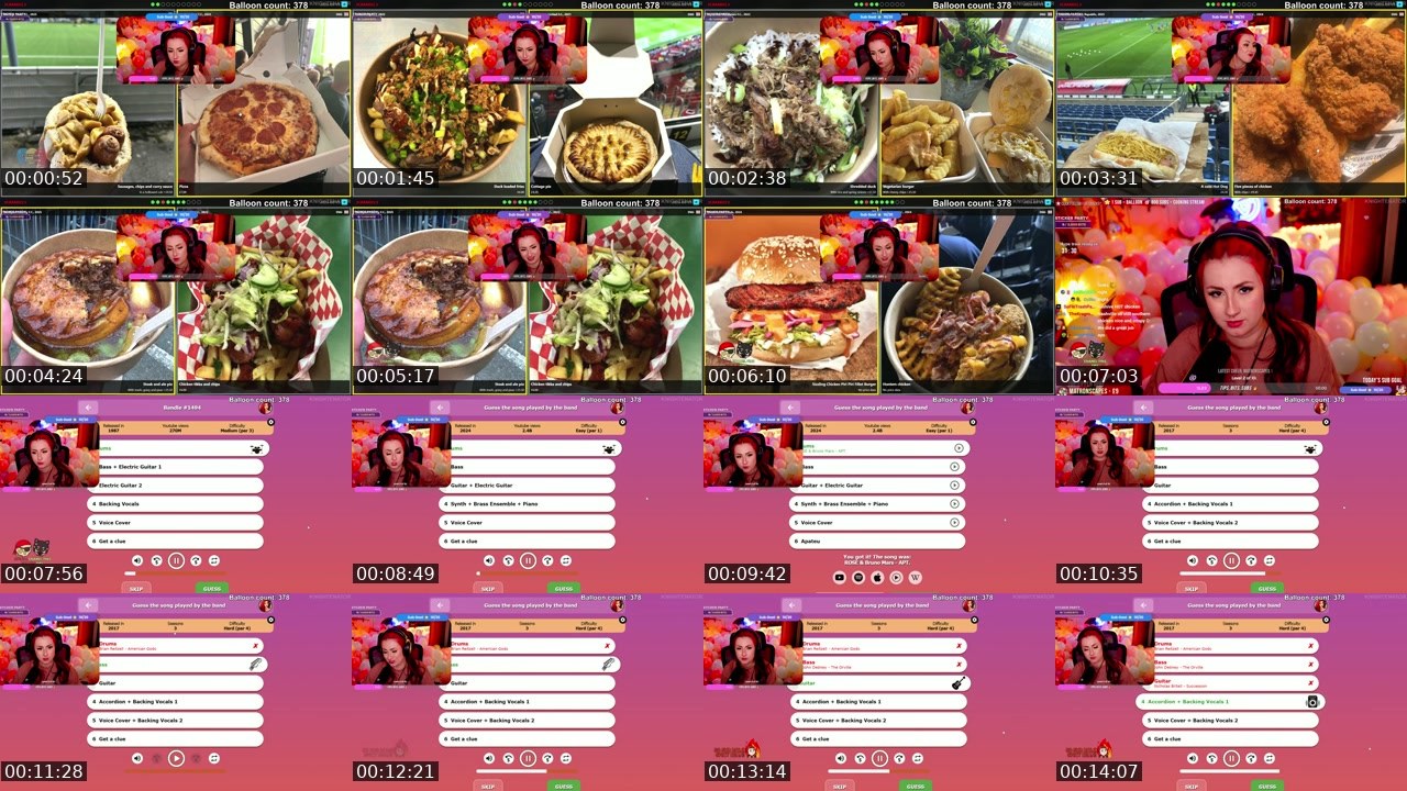 Contact-sheet preview of knightenator's Twitch recording