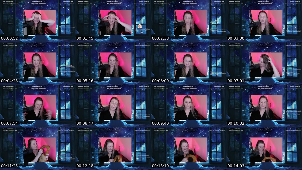 Contact-sheet preview of brittany_fen's Twitch recording