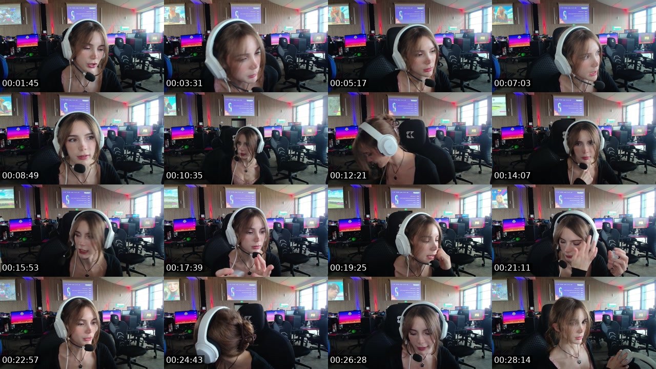 Contact-sheet preview of hollsbeauti's Twitch recording