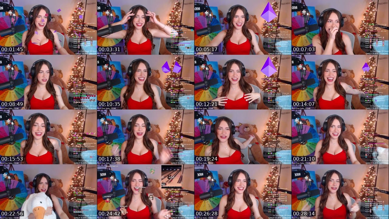 Contact-sheet preview of sreme's Twitch recording