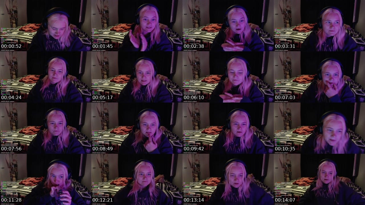 Contact-sheet preview of suhmuri's Twitch recording