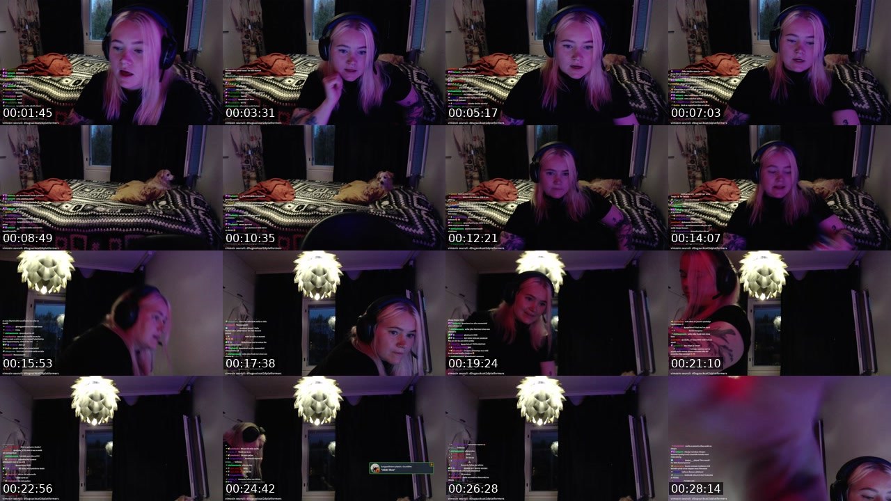 Contact-sheet preview of suhmuri's Twitch recording