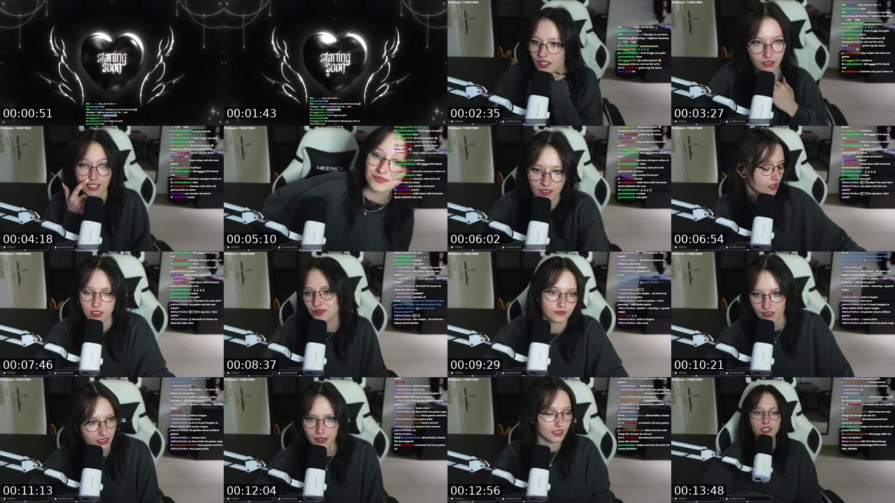 Contact-sheet preview of Weeelpe's Twitch recording