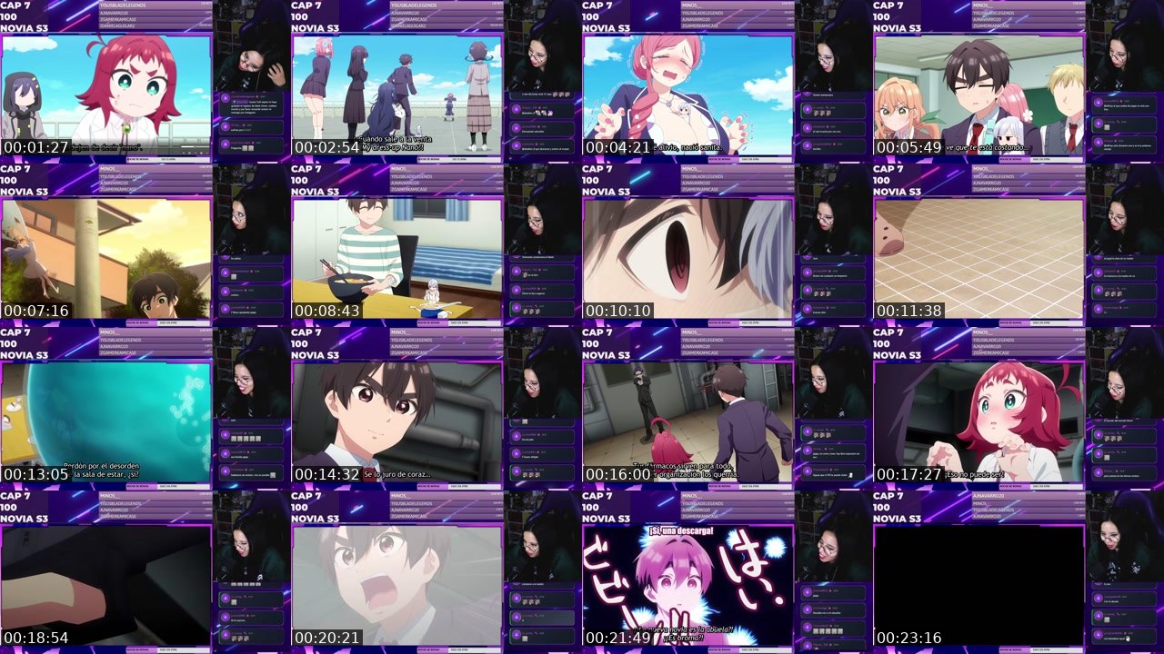 Contact-sheet preview of HoliSofi's Twitch recording