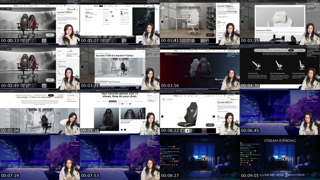 Contact-sheet preview of Stormfall33's Twitch recording