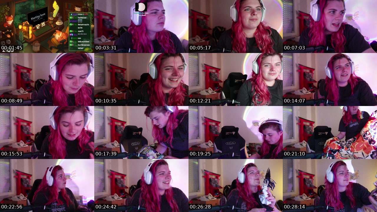 Contact-sheet preview of inariie_'s Twitch recording