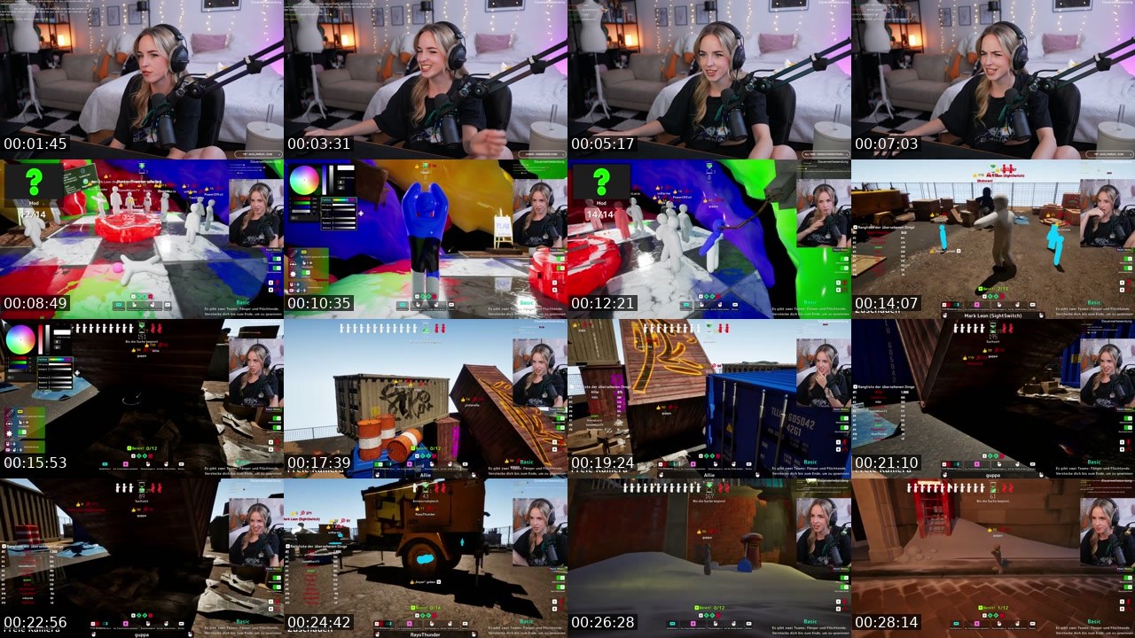 Contact-sheet preview of guppa's Twitch recording