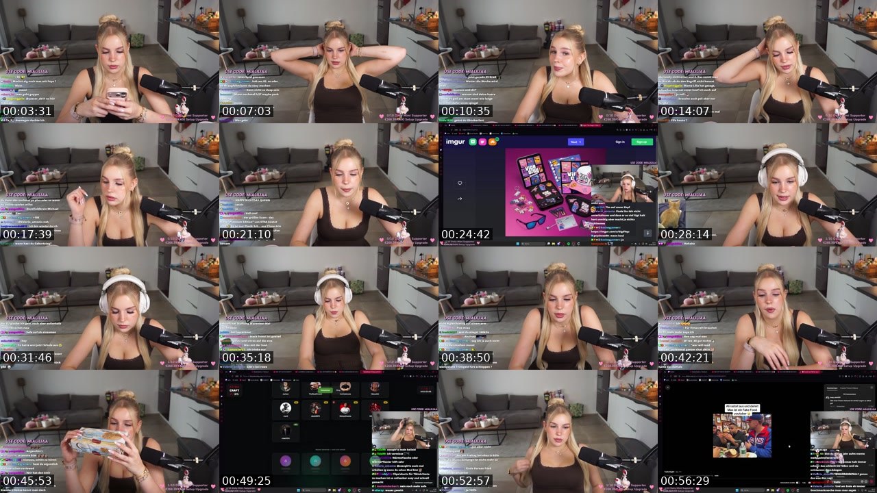 Contact-sheet preview of mialiliaa's Twitch recording