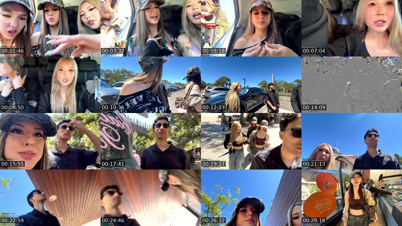 Contact-sheet preview of strawberrytoastie's Twitch recording