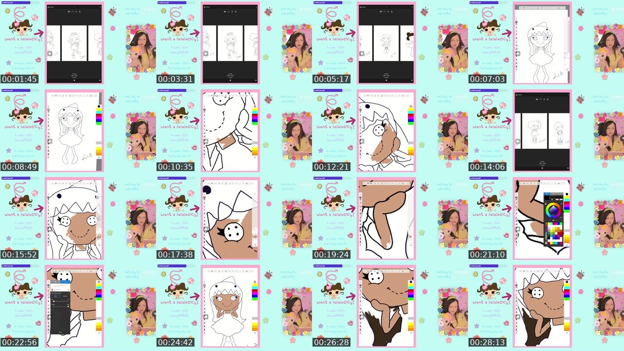 Contact-sheet preview of investedcrybaby's Twitch recording