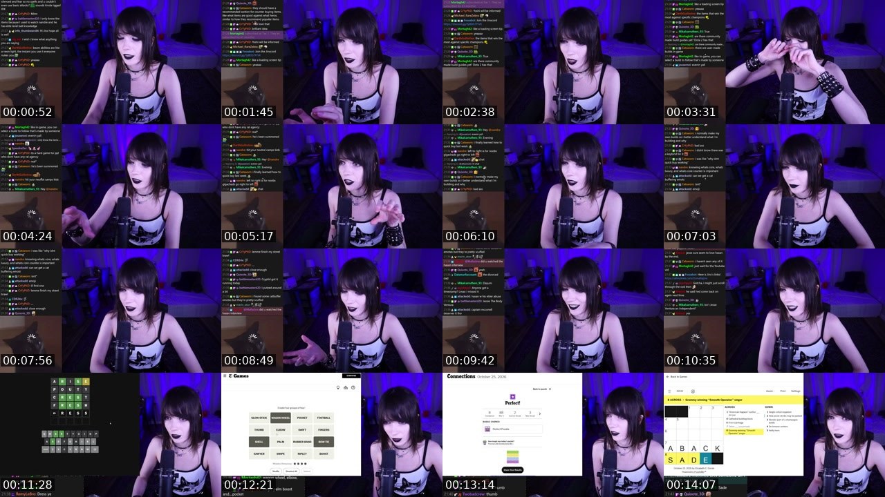 Contact-sheet preview of MafiaJinx's Twitch recording