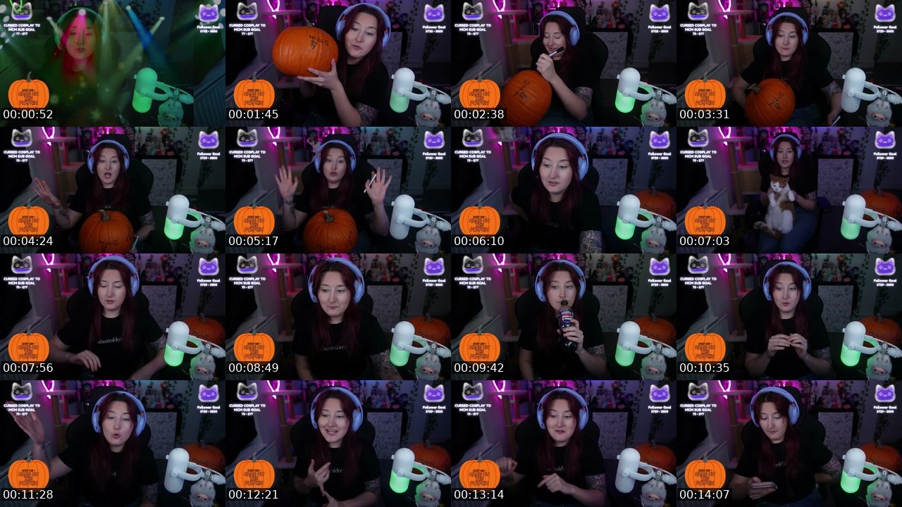 Contact-sheet preview of Mollipod's Twitch recording