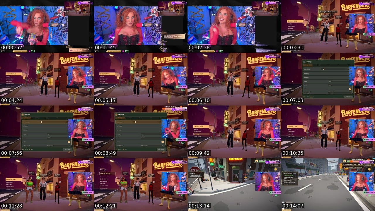 Contact-sheet preview of kittycake__'s Twitch recording