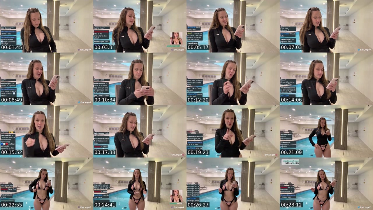 Contact-sheet preview of emi_mge7's Twitch recording