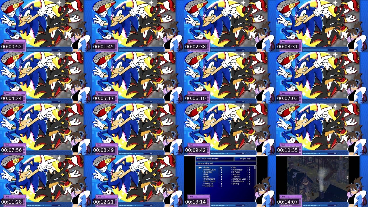 Contact-sheet preview of FlameAngel25's Twitch recording