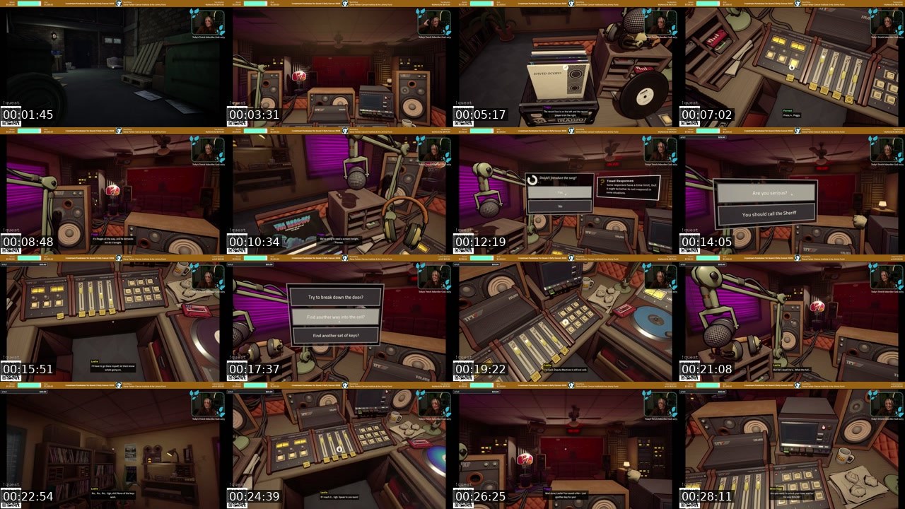 Contact-sheet preview of DianaOfTheRose's Twitch recording