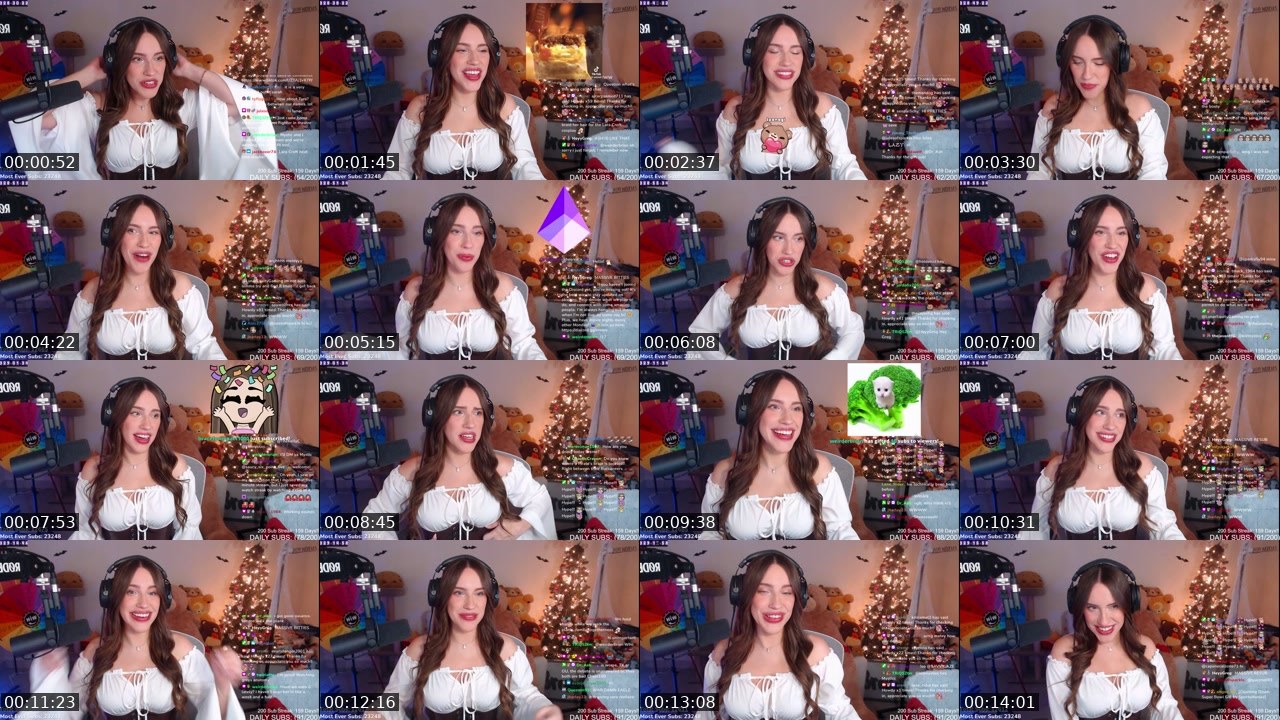 Contact-sheet preview of sreme's Twitch recording