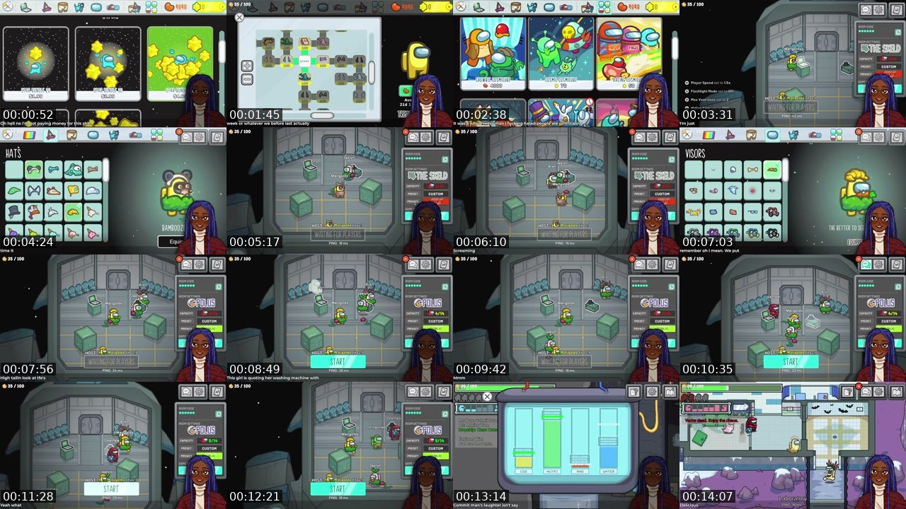 Contact-sheet preview of ItsMarigoldx's Twitch recording