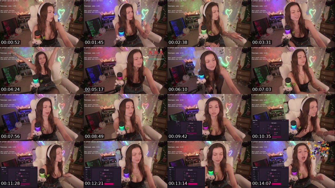 Contact-sheet preview of JFHailey's Twitch recording