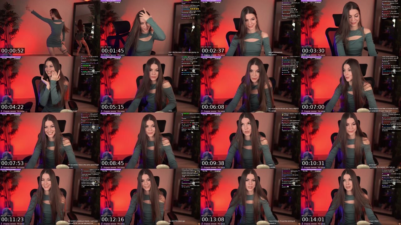 Contact-sheet preview of Helen_Frost's Twitch recording