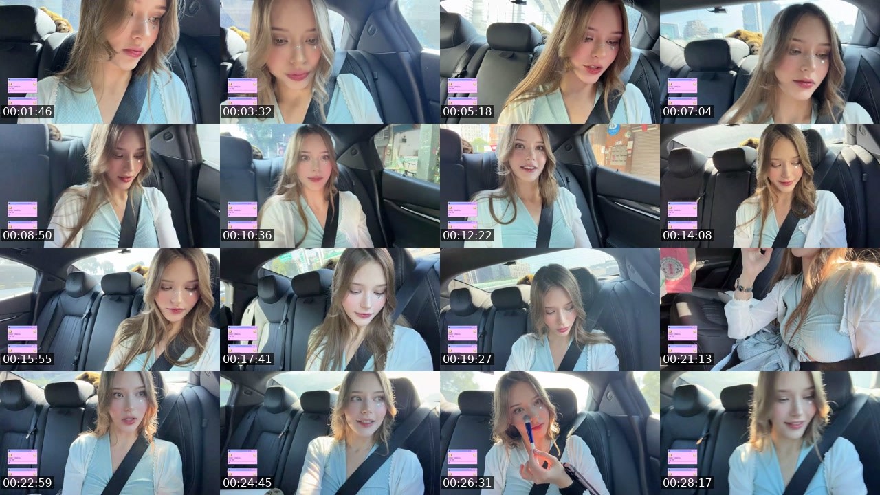 Contact-sheet preview of Lyasyaa's Twitch recording