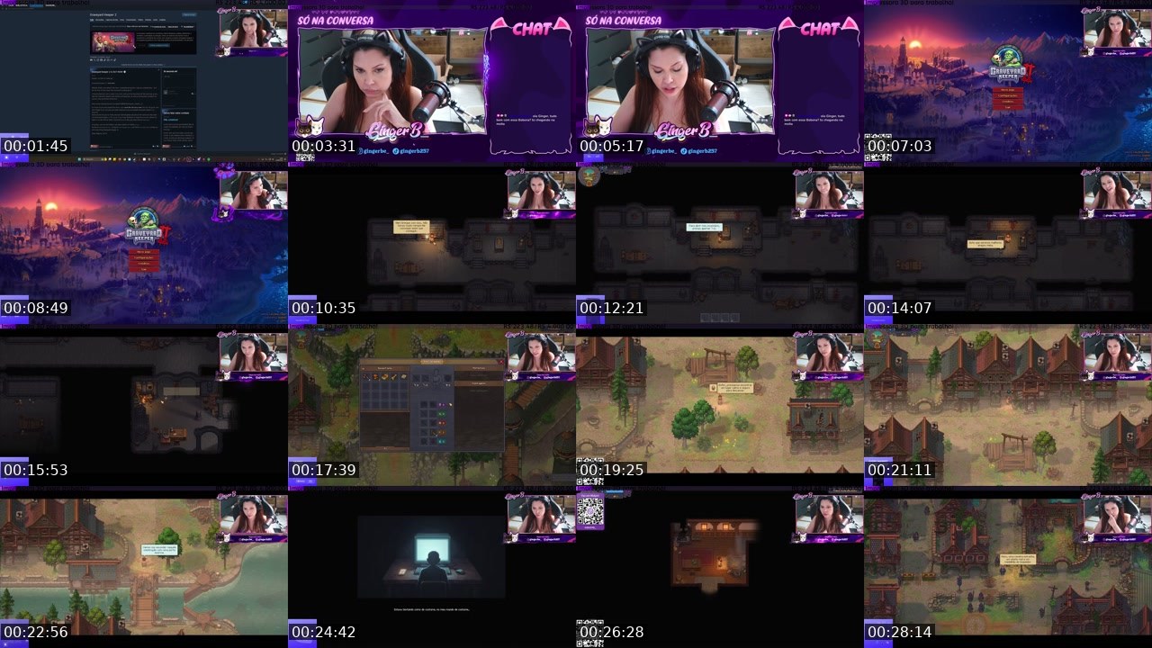Contact-sheet preview of GingerB_'s Twitch recording