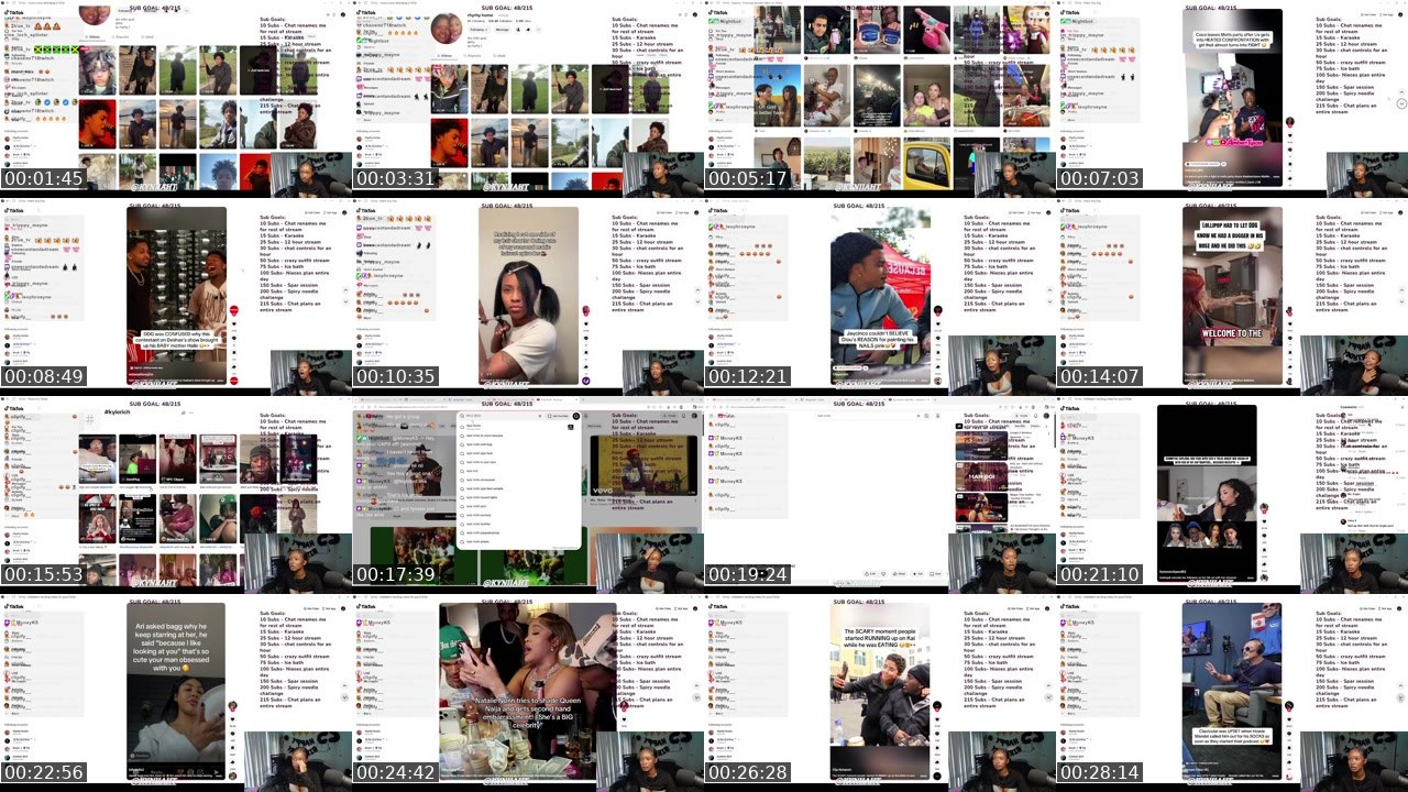Contact-sheet preview of kyniiaht's Twitch recording