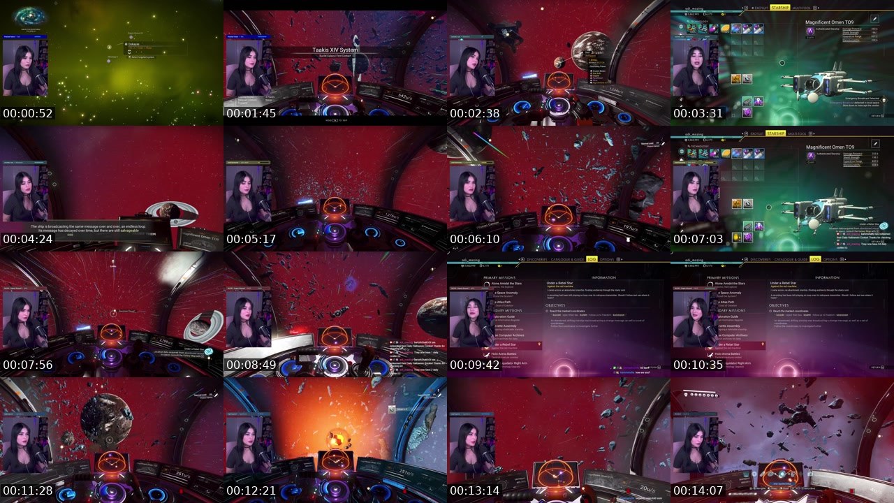 Contact-sheet preview of adi_mazing's Twitch recording