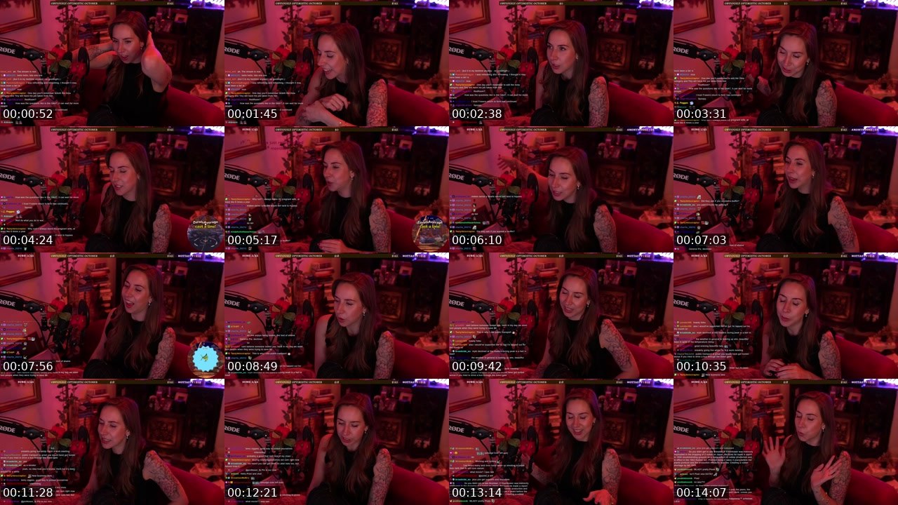 Contact-sheet preview of pixelsmixel's Twitch recording