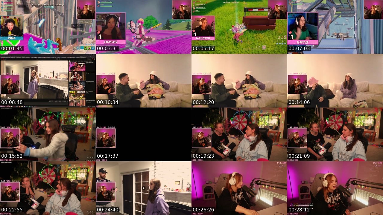 Contact-sheet preview of Nalopia's Twitch recording