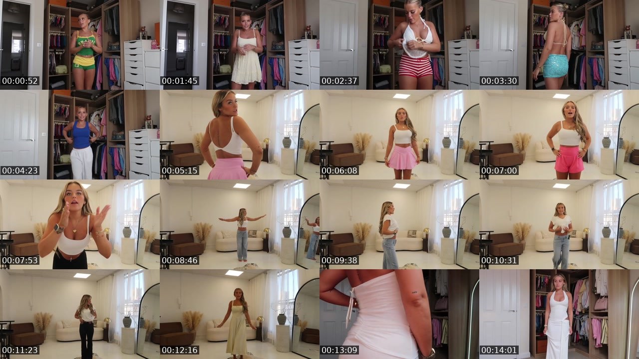 Contact-sheet preview of NonStopFashion's Twitch recording