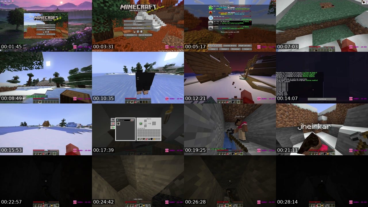 Contact-sheet preview of ChaarQueen's Twitch recording