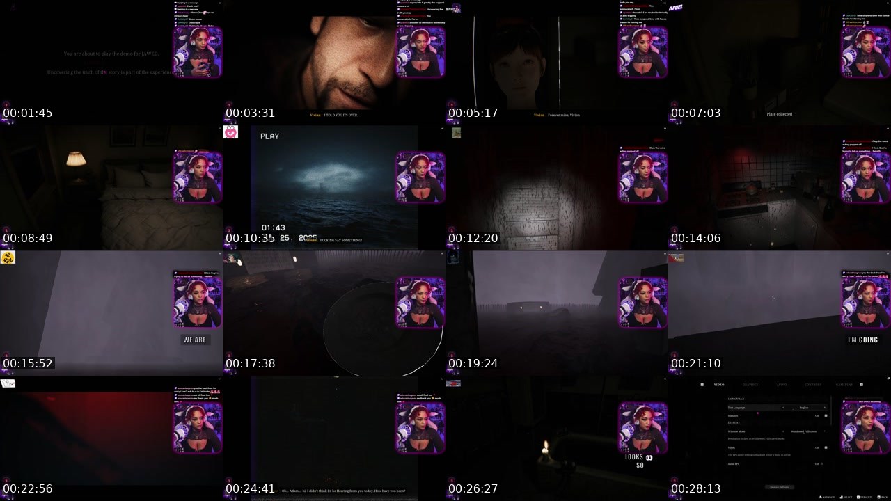 Contact-sheet preview of 0reoCakes's Twitch recording