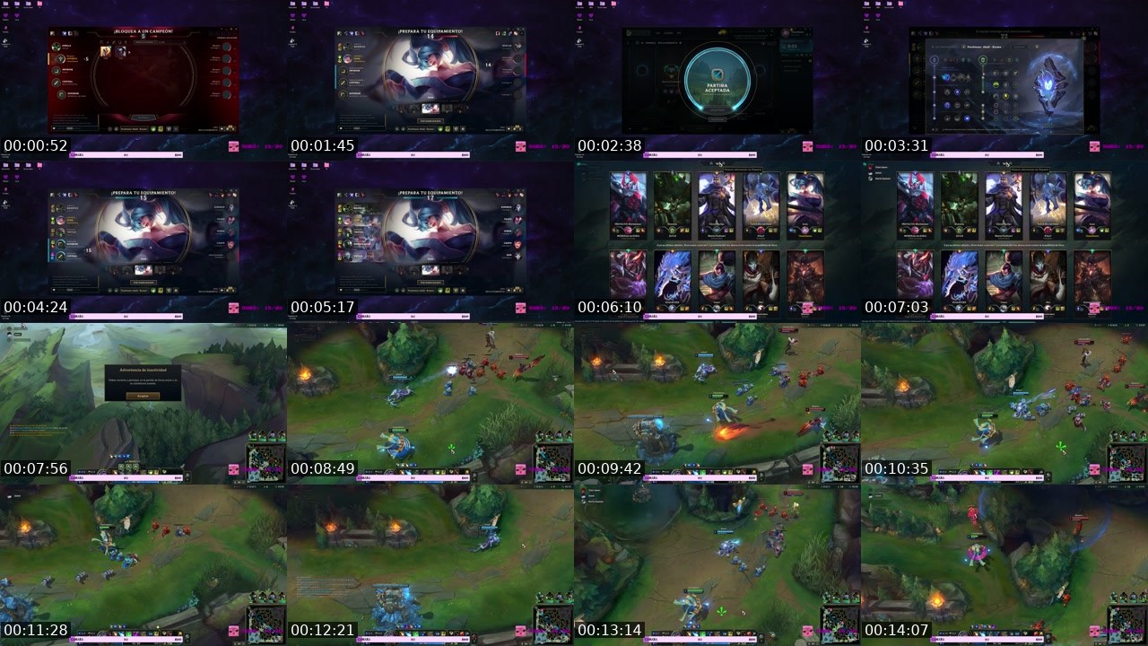 Contact-sheet preview of ChaarQueen's Twitch recording
