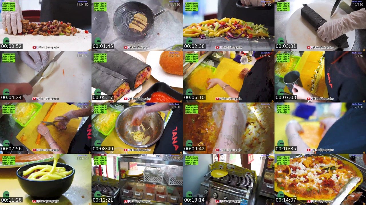 Contact-sheet preview of MisterPhotographer's Twitch recording